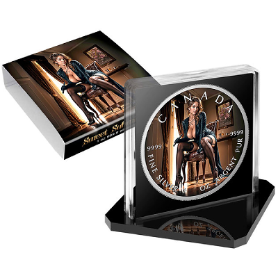 Sweet Submission 1 Oz Colorized Silver Coin - Image 5