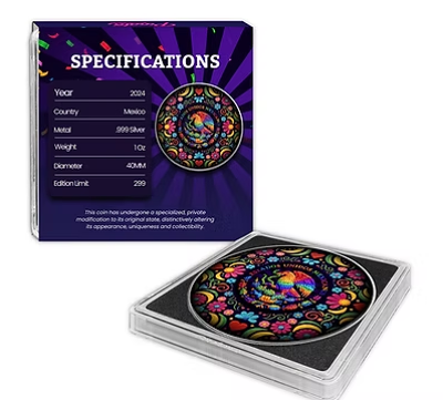 Libertad Pinata Edition 1 Oz Colorized Silver Coin - Image 6