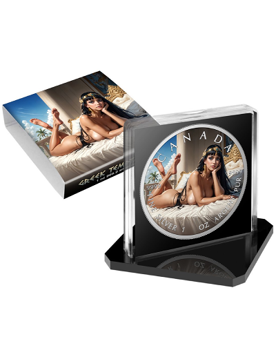 Greek temptation Colorized 1 Oz Silver Coin - Image 5