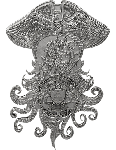 Legend of Davy Jones 2oz UHR Silver Hand Poured - Image 2