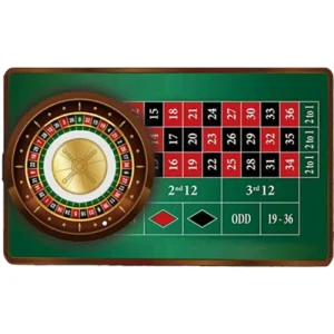 ROULETTE 1/1000 Oz Gold Round in Card