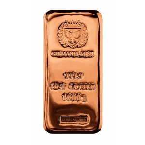 Germania Mint 1 KG Copper Cast Bars