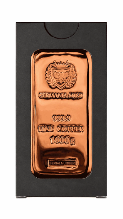 Germania Mint 1 KG Copper Cast Bars - Image 2