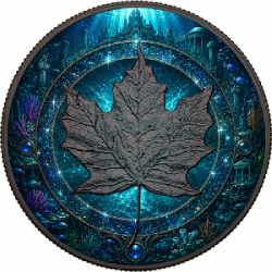 Water – Elemental Realms Series 1 oz Silver Coin