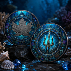 Water – Elemental Realms Series 1 oz Silver Coin - Image 6