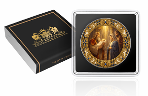 Seven Sorrows of Mary: The Prophecy of Simeon 1 Oz Silver Coin - Image 2