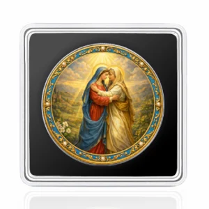 Joyful Mysteries: The Visitation 1 Oz Silver Coin
