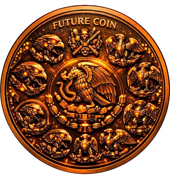 Libertad 3024 Future Coin 1 Oz Copper Round - Image 2