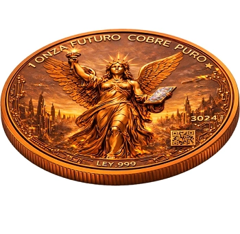 Libertad 3024 Future Coin 1 Oz Copper Round - Image 3