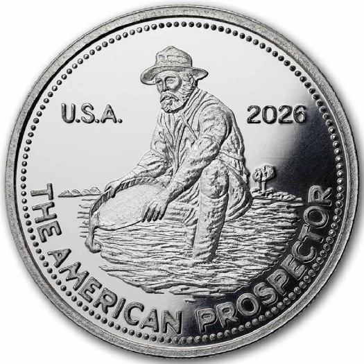 2026 Revived Engelhard Prospector 1/2 Oz Silver Coin