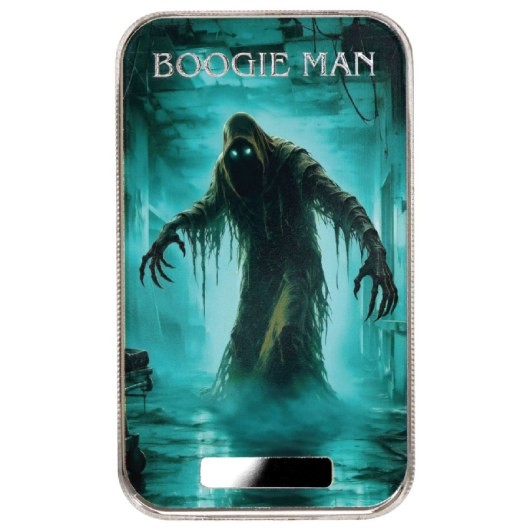 Halloween Series Boogieman 1 Oz Silver Bar