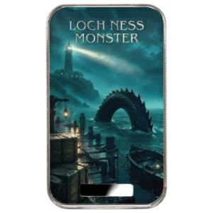 Halloween Series Loch Ness Monster 1 Oz Silver Bar