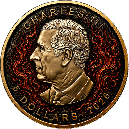 PHOENIX RISING 1 Oz Silver Maple Leaf - Image 2