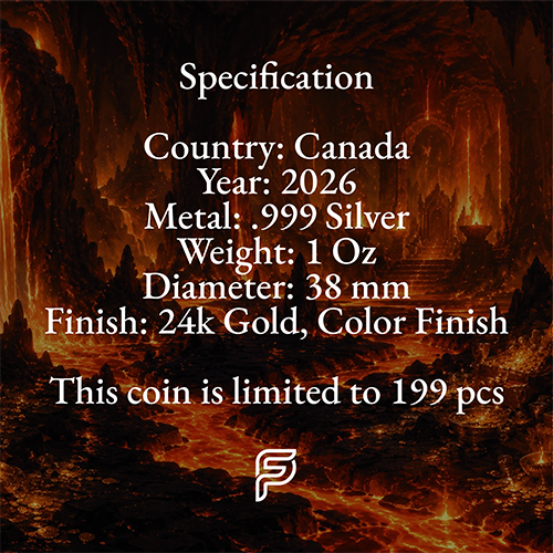 PHOENIX RISING 1 Oz Silver Maple Leaf - Image 4