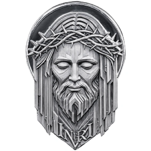 Holy Beyond Time The Christ 2 Oz Silver Coin