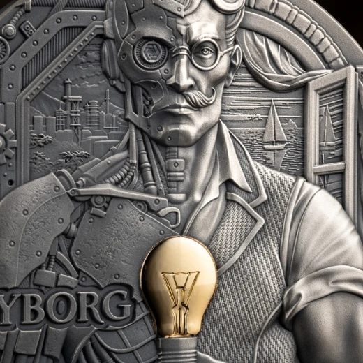 Dual Essence Cybrog 2 Oz Silver Coin - Image 4
