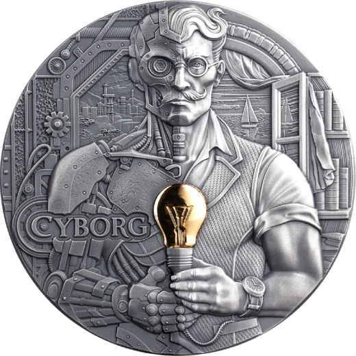 Dual Essence Cybrog 2 Oz Silver Coin