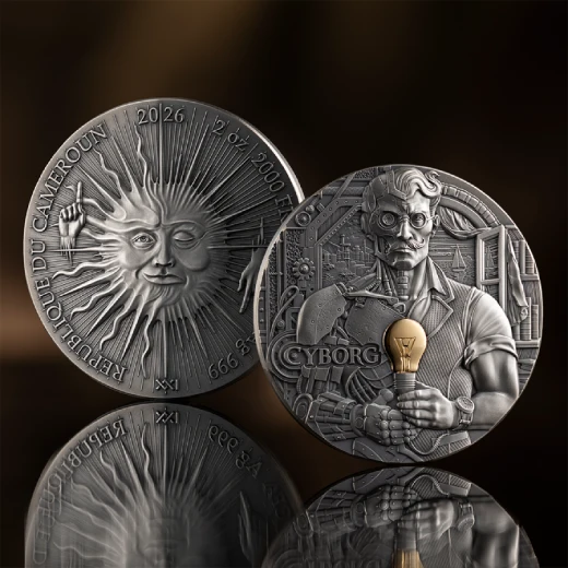 Dual Essence Cybrog 2 Oz Silver Coin - Image 6