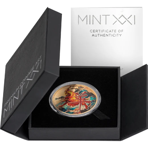 Year of the Goat Golden Collection 1/2 Oz Silver Coin - Image 5