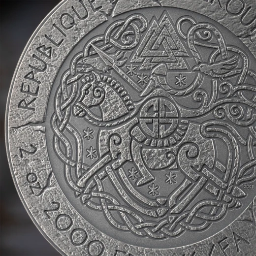 The way to Walhalla HARALD HARDRADA 2 Oz Silver Coin - Image 4