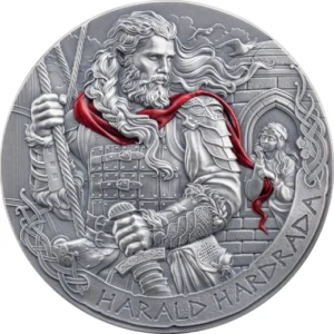 The way to Walhalla HARALD HARDRADA 2 Oz Silver Coin