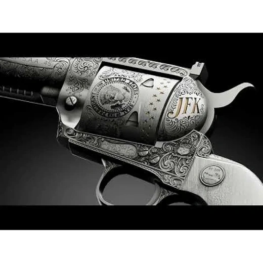 JFK’s Revolver Shaped 2 oz Silver Coin - Image 8