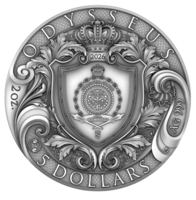 2026 Niue The Odyssey Odysseus 2 oz Silver Coin - Image 2