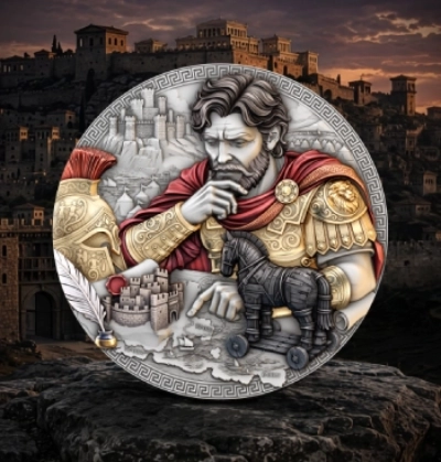 2026 Niue The Odyssey Odysseus 2 oz Silver Coin - Image 4
