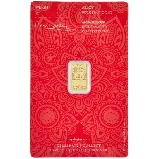 The Royal Mint OM 1g Gold Bar - Image 4