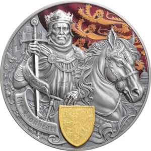 Richard the Lionheart 2 Oz Silver Coin