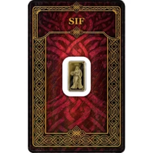 Gods of Germania SIF 1/100oz proof gold bar