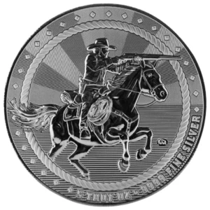 Scottsdale Cowboy Rifleman 5 Troy oz Silver Round