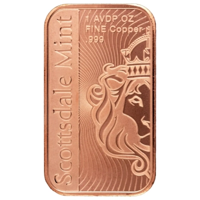 Scottsdale Vortex 1 Oz Copper Bars - Image 2