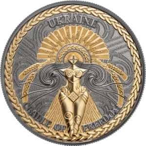 United Crypto States The Craddle of Freedom 1 Oz Silver Coin
