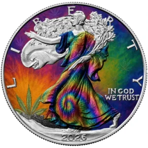 2026 U.S. Eagle Weed Edition 1 oz Silver Coin