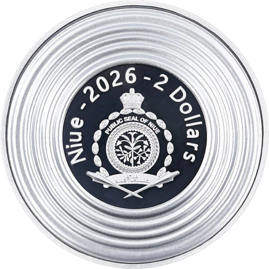 Wireframe Art Series: Lady Waterfall 2 Oz Silver Coin - Image 2