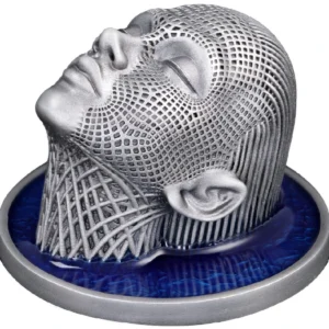 Wireframe Art Series: Lady Waterfall 2 Oz Silver Coin