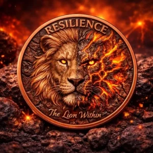 2026 LION Virtues Series 1 Oz Copper Round Italy