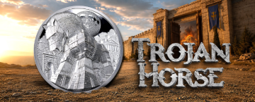 2026 Cook Islands Trojan Horse 5 oz Silver Coin - Image 7
