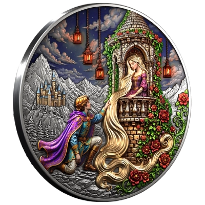 2026 Liberia Golden Story 2 oz Silver Coin - Image 3
