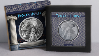 2026 Cook Islands Trojan Horse 5 oz Silver Coin - Image 9