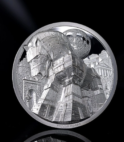 2026 Cook Islands Trojan Horse 5 oz Silver Coin