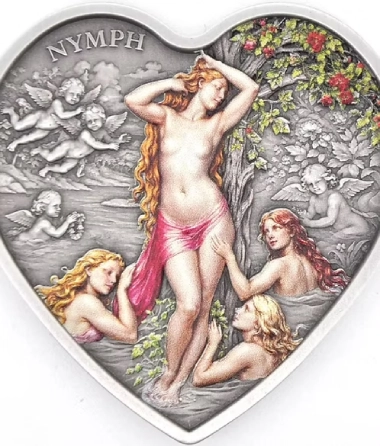 2026 Truth Guard Nymph Colorized 1 oz Silver Coin