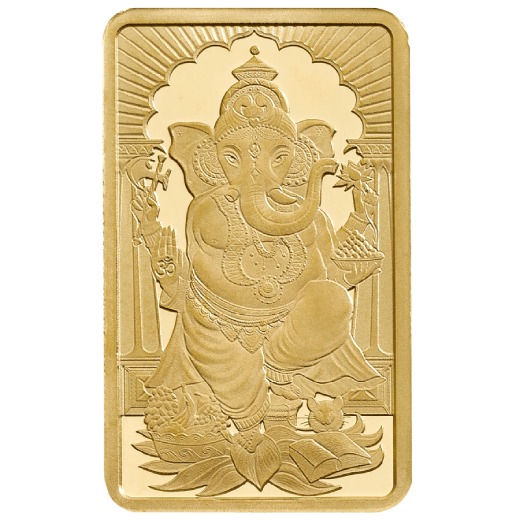The Royal Mint Ganesh 5g Gold Bar