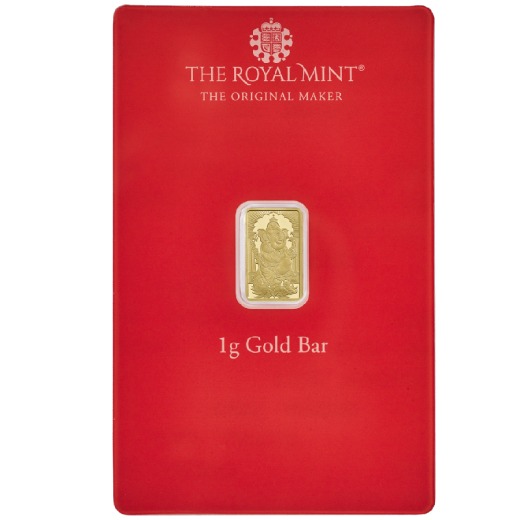 The Royal Mint Ganesh 1g Gold Bar - Image 3