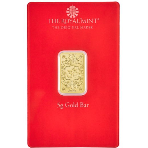 The Royal Mint OM 5g Gold Bar - Image 4
