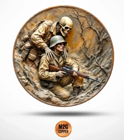 Warmonger 5 oz Copper Medal