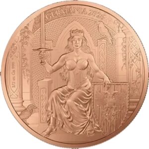 Lady Germania 1/2 Oz Copper Round Germania 2026