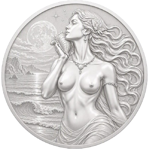 Ocean Muse 3 Grams Silver Medal