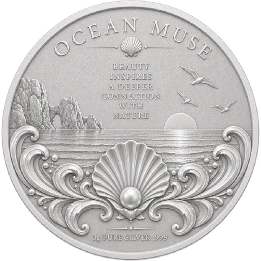 Ocean Muse 3 Grams Silver Medal - Image 2